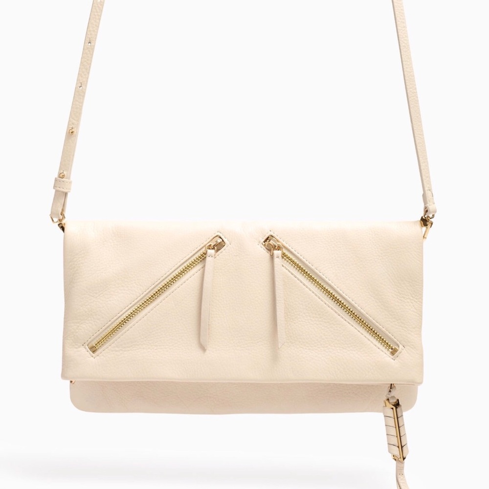 Cover Waverly Stone Leather Crossbody Bag